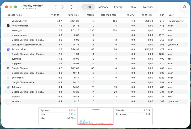 Після оновлення macOS MacBook починає гальмувати: причини - №3